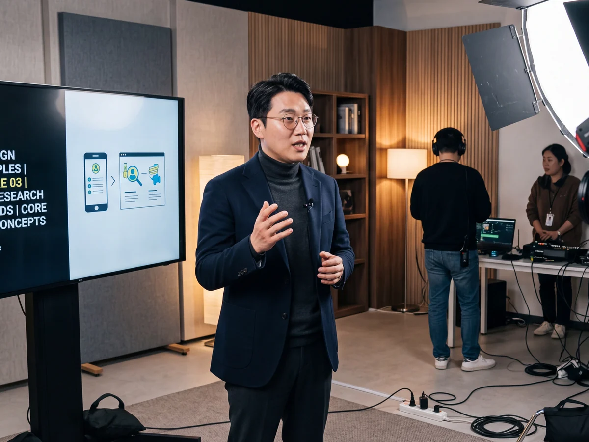강사 인강 촬영 현장